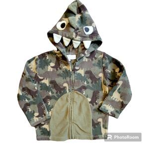 Koala Baby Dino camo fleece jacket